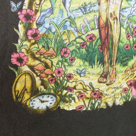 Nirvana T-Shirt In Utero Album Men XL Black Colorful Angel Rock Band Grunge - Picture 8 of 11